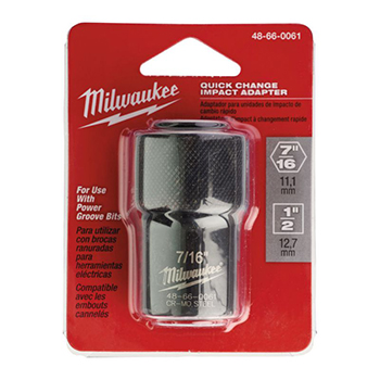 Milwaukee adapter 1/2