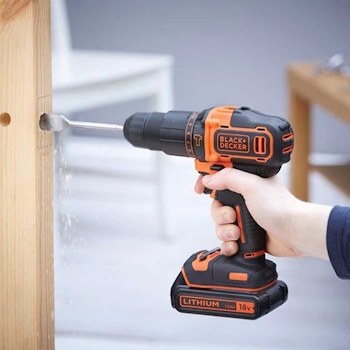 Black&Decker aku udarna bušilica 18V 1.5Ah BDCHD18K-QW-2