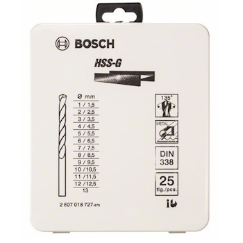 Bosch set burgija za metal 1-13mm 25/1 2607018727-2