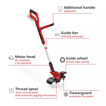 Einhell akumulatorski trimer za travu GE-CT 18/30 Li-Solo-2