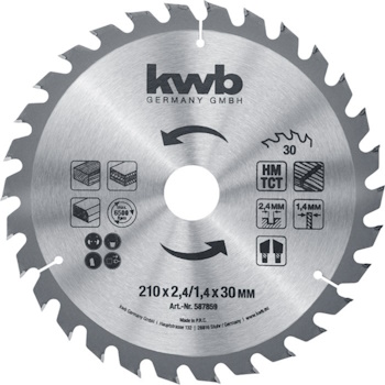 Einhell by KWB rezni disk za cirkular 210x30mm 30Z | SB KRAFTIXX HM drvo/gipsakarton 49587859