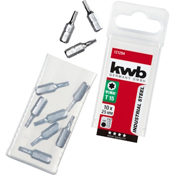 Einhell by KWB T15 bit 25mm Torx set 10/1 49121294