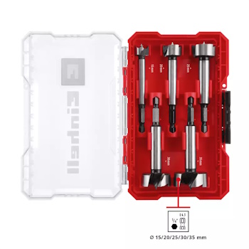 Einhell M-Case set čeonih burgija C 45 prihvat E6.3 - 1/4