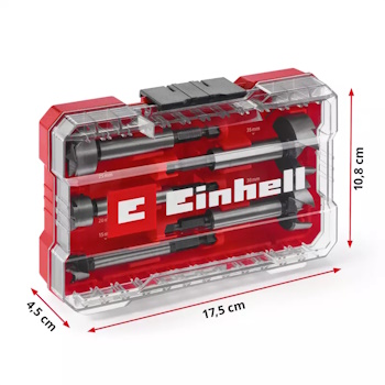 Einhell M-Case set čeonih burgija C 45 prihvat E6.3 - 1/4