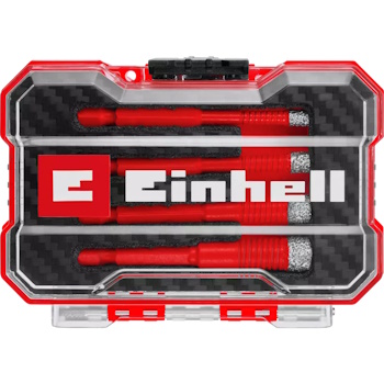 Einhell XS-CASE set dijamantskih burgija za keramiku E6.3-1/4