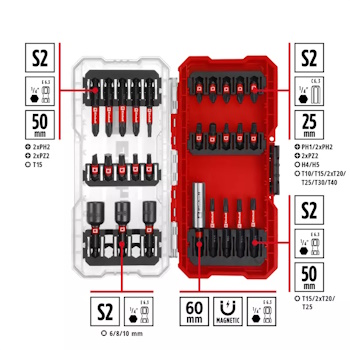 Einhell S-Case set impaktor bitova 25-50mm bit i nasadni ključevi 6-8-10 49108703-3