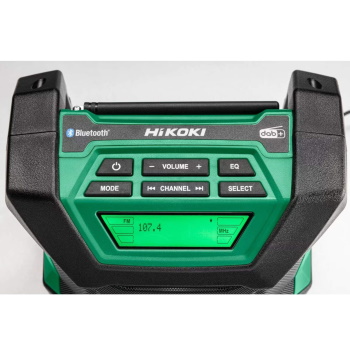 Hikoki akumulatorski radio Solo 18V FM/DAB+ i Bluetooth UR18DA-W4Z-2