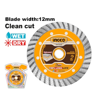 Ingco turbo dijamantski rezni disk 230mm DMD032301