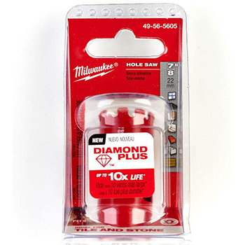 Milwaukee dijamantska kruna 22mm Diamond Plus za suvo/mokro bušenje 49565605-2