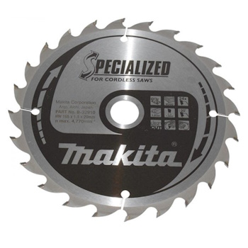 Makita list za testeru od tvrdog metala 165mm B-32910