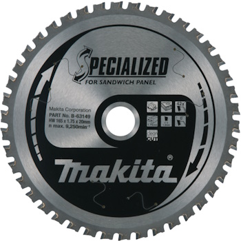 Makita TCT list za testeru za sendvič ploče 165mm B-63149