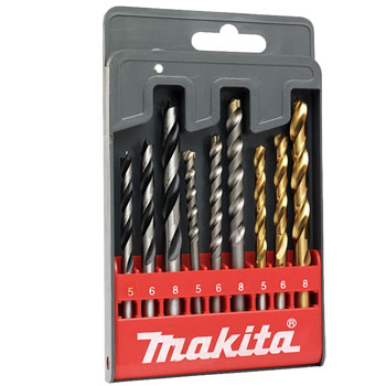 Makita set burgija za metal i drvo 9 kom. D-08660