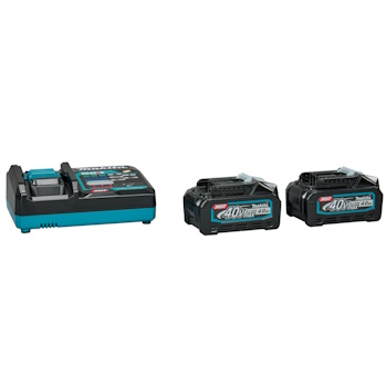 Makita starter set XGT (2 x 4Ah BL4040 + brzi punjač DC40RA) 191L77-9