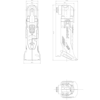 Metabo akumulatorski višenamenski alat MT 18 LTX Solo 613021890-2