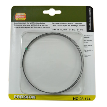 Proxxon list tračne testere 24Z 1065x5.0x0.4mm za MBS240/E P28174-2