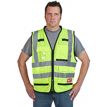 Milwaukee L/XL žuti Premium Hi-Visibility prsluk 4932471896-2