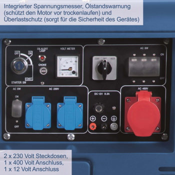 Scheppach dizel agregat 5kW SG5200D -2