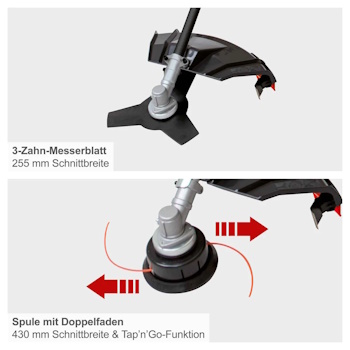 Scheppach motorni trimer za travu 1.8KS BCH5200PB-2