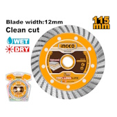 Ingco turbo dijamantski rezni disk 115mm DMD031151