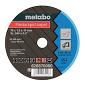 Metabo Flexiarapid Super rezna ploča metal/inox 76x1.0x10.0mm set 5/1 626870000