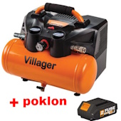 Villager Fuse akumulatorski kompresor VAT 0640 + POKLON baterija FUSE 18V 2.0Ah 056370