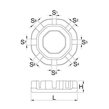 Unior univerzalni ključ za niple 1631/5 629573-1