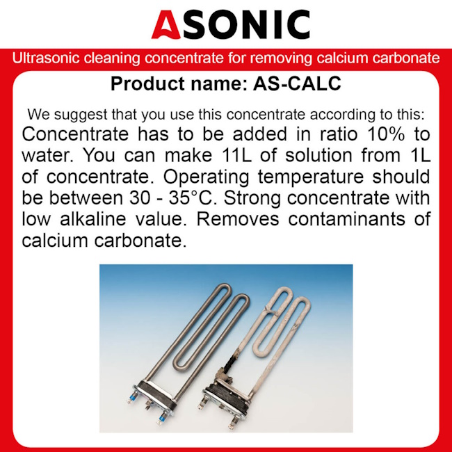 Asonic ultrazvučni koncentrat za čišćenje 5l AS-CALC-5