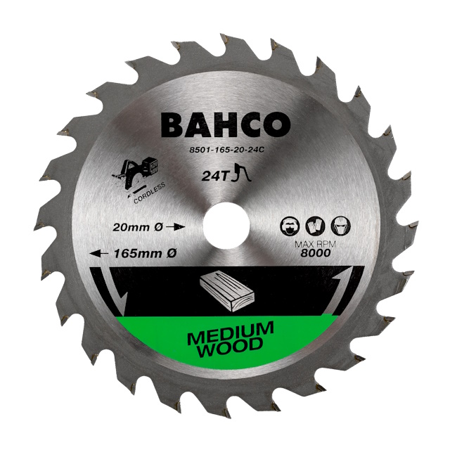 Bahco list testere za drvo 165x20mm 24Z 8501-165-20-24C