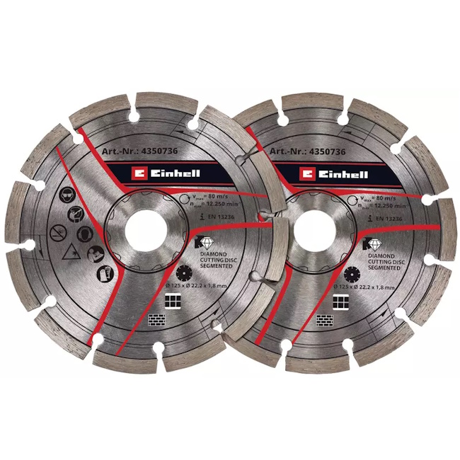 Einhell dijamantski rezni list 125mm set 2/1 4350736