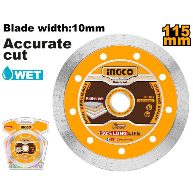 Ingco rezni disk za mokro sečenje 115mm DMD021151