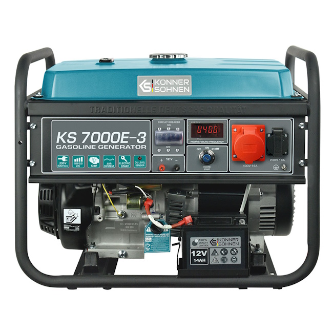 Könner & Söhnen agregat benzinski 5.5kW KS7000E-3