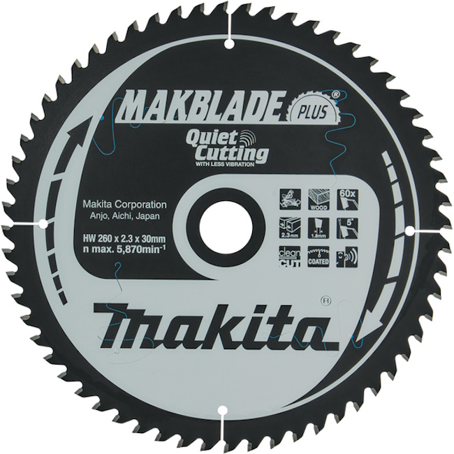 Makita TCT list za testeru MAKBlade Plus 260mm B-32530