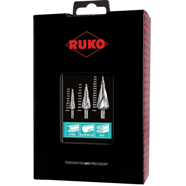 Ruko stepenasta burgija HSS-G set 3/1 101026