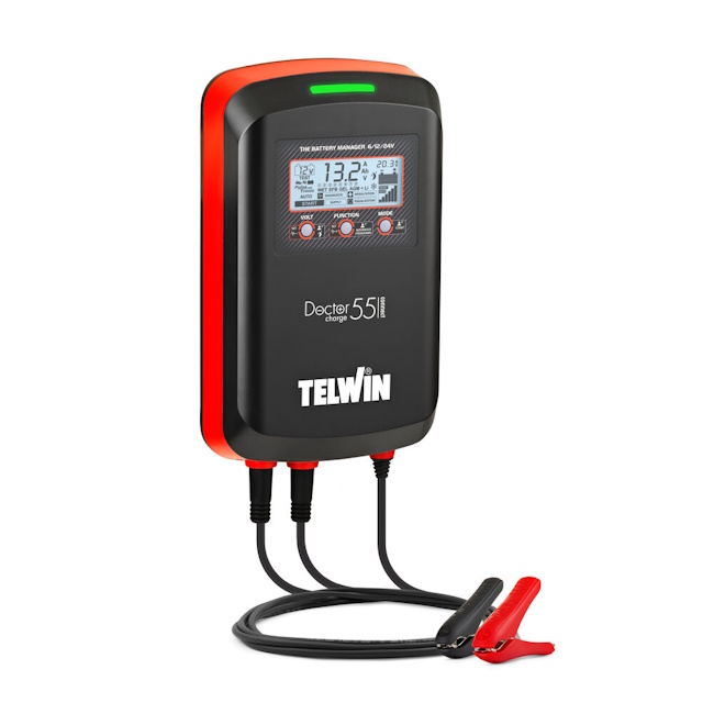 Telwin multifunkcionalni elektronski punjač baterija DOCTOR CHARGE 55 CONNECT 6V/12V/24V 807614