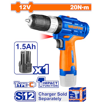 Wadfow aku bušilica 12V 1.5Ah WCDS540