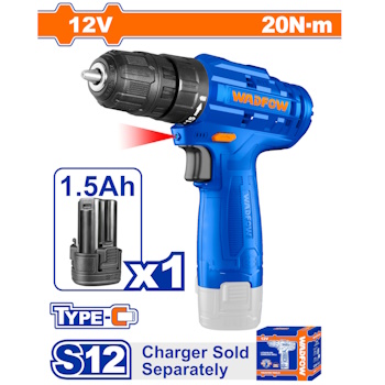 Wadfow aku šrafilica 12V 1.5Ah WCDS510